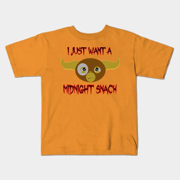 Midnight Snack gremlin Kids T-Shirt by Blaze_Belushi